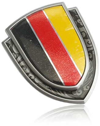 Autoaufkleber, Reflektierend Flaggen Aufkleber, Deutschland Flagge Autoaufkleber, Schild Deutschland Flagge Auto Karosserie Emblem Aufkleber, für Fahrzeug Auto Auto Motorrad Helm Home Decoration