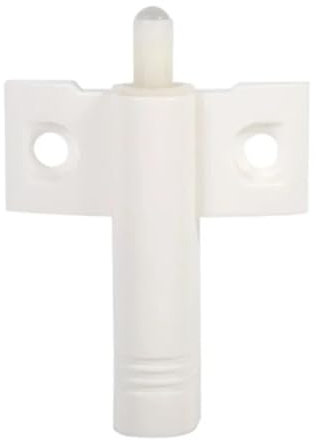 Paquete de 10 topes de puerta de armario de cocina color blanco, amortiguador de cierre suave y silencioso for cajones, herrajes for muebles(White)