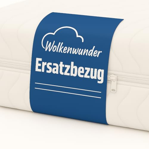 Wolkenwunder Mikrofaser-Ersatzbezug 90x200 cm für Matratzen von 15-20 cm Höhe, waschbar bis 60°C