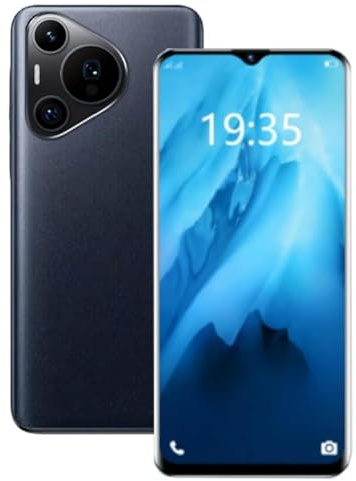 FOXIONO Smartphone mit 6,56 Zoll IPS Display, 2GB RAM, 3G Dual SIM, Ohne Vertrag, Simlockfrei in Blau (Black)