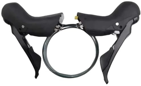 DGOINGPI Fahrrad Trommelbremse GRX RX600 Shifter 1x11s 2x11s Für Hydraulische Scheibenbremse Passend Für Gravel Bike Fahrrad Shifter ST RX600 Fahrrad Trommelbremsensatz(ST RX600 2x11s 2)
