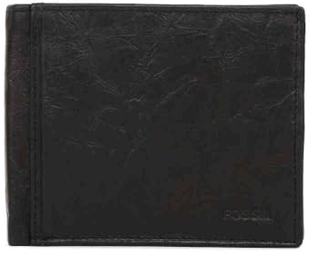 Fossil Ingram Bifold oder Trifold Brieftasche aus Leder für Herren