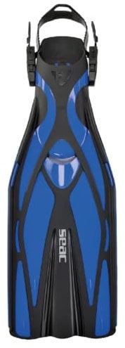 Seac F1, ultraleichte Tauchflossen 730 Gramm für eine Höchstleistung beim Tauchen, verstellbarer Riemen