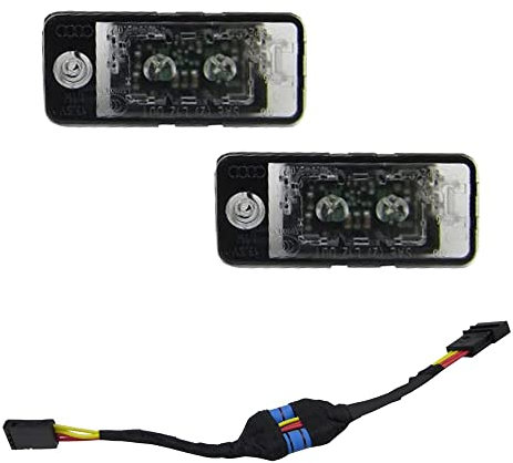 2X Original LED Kennzeichenbeleuchtung + CanBus Anschluss Adapter Kabel