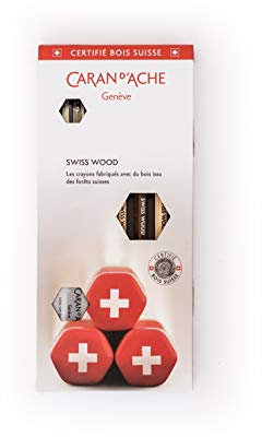 Caran d'Ache Bleistifte Swiss Wood 3er Set