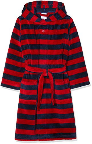 Sanetta Jungen Bathrobe Bademantel, Rot (Rouge 3480), 92 (Herstellergröße: 092)