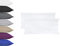 NatureMark 2er Pack Microfaser Kissenbezug 100% Polyester Kissenhülle mit Reißverschluss 40x80cm Weiß