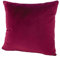 heimtexland ® Samt-Kissen Kissen-Bezug Sofa-Kissen 50x50 Rubin-Rot Typ641