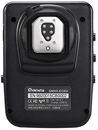 Solmeta GMAX-EOS2 Geotagger GPS Receiver with Bluetooth Control Shutter Release, compatible with Canon GP-E2 and more, communicate with EOS DSLR, EOS Rebel and EOS R & RP Mirrorless cameras