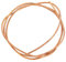Tuyau de Tube en Cuivre de 2m, Tube de Cuivre 6mm (OD), 5mm (ID), Tube en Cuivre Souple C1100 T2, pour le réfrigérateur, le congélateur et le climatiseur