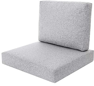 HOBBYGARDEN Miatech Kissen für Rattansessel Rattanmöbel Gartenmöbel Technorattan Innen/Draußen 60x55cm Graphit