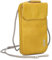 Zwei Handytasche zum Umhängen Mademoiselle.M MP30 Smartphone-Etui & Geldbörse 2-in-1, umlaufender Reißverschluss, längenverstellbarer Riemen, Mini-Handtasche 19 x 10 x 3 cm (Yellow)