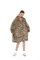 iyoimono Hoodie Decke für Damen Flanell Fleece Pullover Sweatshirt Decke Flauschige Sherpa TV-Decke mit Ärmeln Übergroße Kapuzen Pullover Kuscheldecke Einheitsgröße（Leopard）