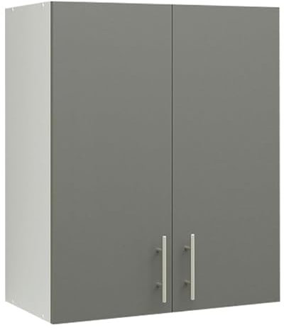 JD Greta 600mm Kitchen Wall Cabinet with Doors – Wall Unit – Grey Matt – Modern Storage Cupboard
