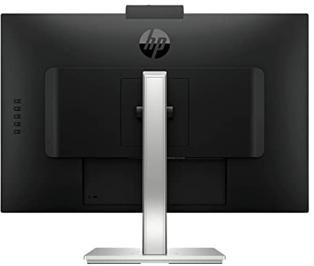 HP M27 Webcam-Monitor de 27 Full HD (1920 x 1080, 75 Hz, IPS, 16:9, Low Blue Light, HDMI 1.4, DisplayPort 1.2, Antirreflejo, Rotación, Altura e Inclinación Ajustable, Altavoces) plateado y negro