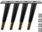 6 Inch Metal furniture Legs Oblique Conical Metal Legs Matte Black Gold Mid-Century Style Furniture Feet for Sofa Cabinet Table Chair Cupboard Couch Home DIY Projects（ 4 Pc ）(15cm)