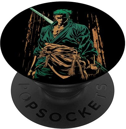 Graphic Tees Men Women Boys Girls Japanische Retro-Kunst Zoro Anime Grafik PopSockets Klebender PopGrip Phone Grip