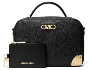 Michael Kors Women Sm Trunk Xbody Bag, Schwarz