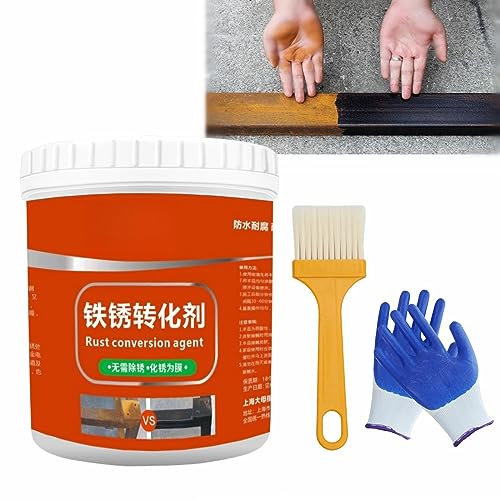 Rosterneuerer, Rostumwandlungsmittel, Rostentferner FüR Metall, Mehrzweck-Rostschutzfarbe, Rostschutzmittel, Viele Farben FüR Zuhause, Auto, Schiff (Grau)
