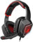 LEONYS Game Headset,Gaming Over-Ear Headphone with Mic Head-Mounted Computer Gaming Headset with Microphone Noise Reduction (Color : Red)