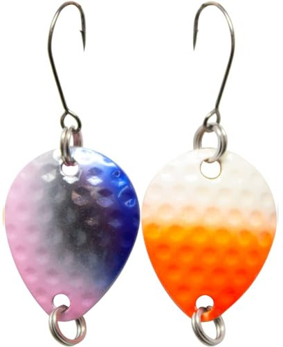 FTM Bilg Spoon 1,7g - 2 Spoons, Farbe:violett - Silber - rosa/rosa/weiß - orange/Gold