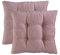 Traumnacht Stuhlkissen Cozy 2er Set, Bequeme Sitzkissen für Gartenstuhl, Küche oder Esszimmer, Indoor u. Outdoor, 38 x 38 x 6 cm, altrosa