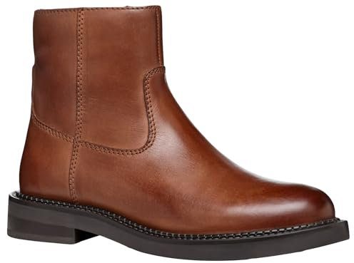 Geox Women's D Serilda B Ankle Boot, Lt Brown, 38 EU