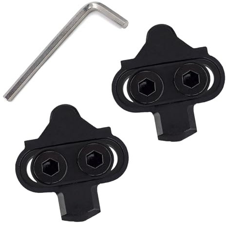 2 Stück Bike Cleats SPD, Bike Fahrrad Schuhplattenset, Selbstverriegelndes Pedal, Kompatible Mountainbike Teile, für Männer Frauen Mountainbike Schuhe