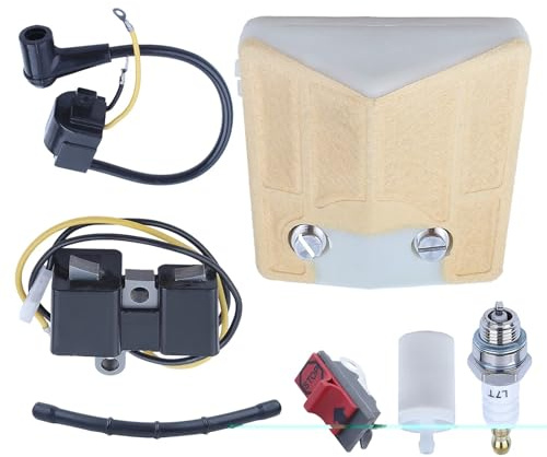 OLDDO Ajuste for Husqvarna 61 66 266 503717901 bobina de encendido filtro de aire perilla de línea herramientas de jardín