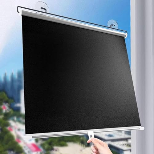 Personalizzare Tenda Avvolgibile Con Ventose Tenda Avvolgibile Oscuranti Totale Rullo Estensibile Automatico Persiane Temporanee Tendina Parasole Parabrezza Auto per Porte/Finestre