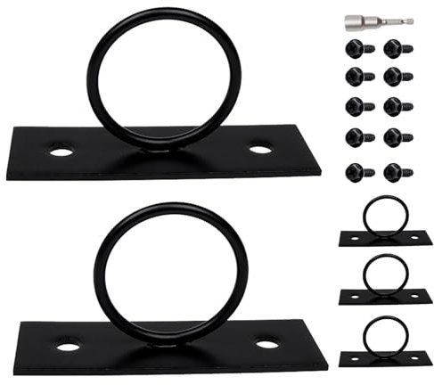 Youngwier Ceiling Hanger Hooks,Home Suspension Hammock Stand Frame Hanger Swing Hook - Rope Support Holder Anti Rust Ceiling Mount Hardware for Gardens Docks