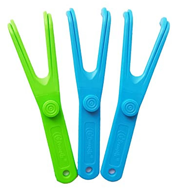 Supporto Per Filo Interdentale, 4 pz Archetti Filo Interdentale, Plettri Per Filo Interdentale Riutilizzabile, Porta Filo Interdentale, Per La Pulizia Dei Denti,Igiene Orale, Per Famiglia Hotel Viaggi
