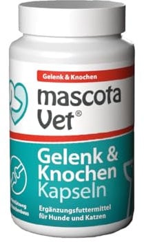 mascota Vet - Gelenk Kapseln – Natürliche Unterstützung für Gelenke von Hunden & Katzen, mit Eierschalenmembran, fördert Beweglichkeit & Mobilität, Ergänzungsfuttermittel für alle Altersgruppen