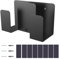 Hrtyvhin Support mural en métal pour ordinateur portable avec rembourrage pour ordinateur portable et tablette