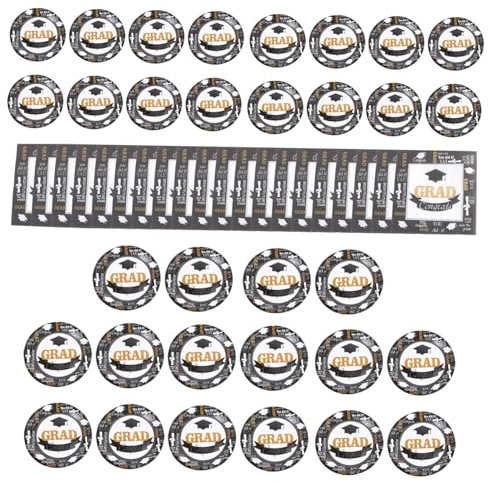 DEARMAMY Platos De Papel Para Fiesta De Graduación Kit De Servilletas Para Fiesta Kit De Vajilla Suministros De Graduación Cubiertos De Papel Decoración