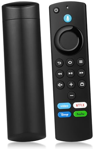 Replacement Firestick Remote Control Fit for Fire Smart TV Stick Lite/4K/4K MAX/4K Plus/HD, Smart TV 3rd Gen/TV Cube(1st Gen/2nd Gen/3rd Gen)/TVs Stick(2nd Gen/3rd Gen) with Voice Controller