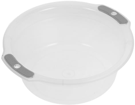 HOMOCONO Lavabo de Salle de Bain en Pp Léger et Pratique, Grosse Capacité, Design Simple et Élégant, Famille Lavage des Légumes