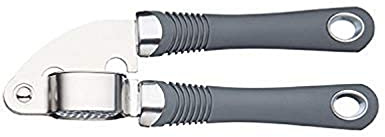 KitchenCraft Professional Garlic Press with Soft Grip Handles, Garlic Crushing Tool, Easy to Use Heavy Duty Garlic Mincer, Dishwasher Safe, 18.5cm