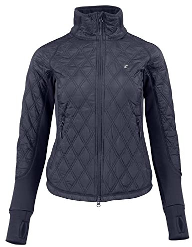 HORZE Zoe Reitjacke Mit Fleece Fütterung, Winddicht, Dunkelnavy, Blau, 36