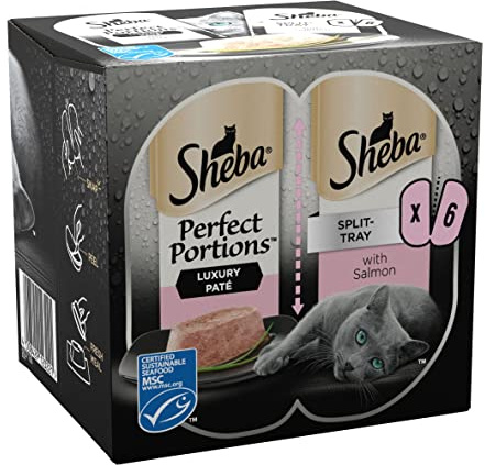 Sheba Perfect Portions - with Salmon in Loaf - 12 x 37, 5 g