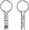 PiercingJak Flaschenöffner Schlüsselanhänger mit Gravur Edelstahl Bieröffner Schlüsselband Keychain Charms Zubehör Personalisierte Geschenke für Damen Herren, Silber