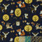 Jersey Stoff Matti, Waldtiere, dunkelblau, STANDARD 100 by OEKO-TEX (Länge am Stück: ab 50cm / Breite: 150cm)