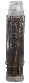 fischer - Juego de brocas para metal HSS-Cobalto 5% DIN338 5x52/86 (10 Unidades), permite una rápida perforación