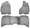 Element Gummimatten Passgenaue Fußmatten Dodge RAM 1500/2500/3500 Crew Cab 2002-2012 4tlg, Schwarz, 120x80x80