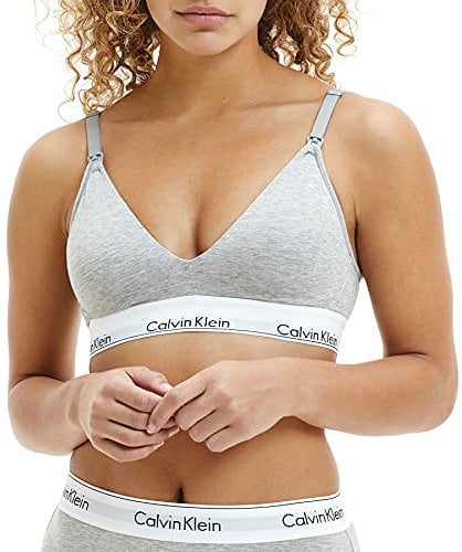 Calvin Klein Damen Still BH Maternity Bra Stretch, Grau (Grey Heather), M