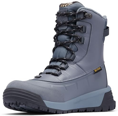 Columbia Bugaboot Celsius wasserdichte Schneestiefel für Herren, Grau (Graphite x Black), 43 EU