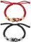 Thajaling 2 Stück Feng Shui Pixiu verstellbare handgemachte geflochtene Seil Armbänder Set Lucky Wealth Armband Paar Freundschaft Charme Schmuck