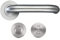 Zoo Hardware ZCS Architectural RTD Lift to Lock DIN Lever On Round Rose, Satin Stainless Steel - ZCS030LLSS (Sold in Pairs)