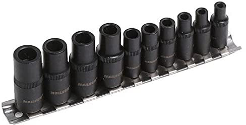 Cannon tools Tap Holder Socket Set, Magnetic, 10-Piece, 1/4''Dr and 3/8''Dr, M1.5-M14