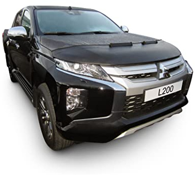 AB3-00649 AUTO-BRA kompatibel mit MITSUBISHI L200 Triton Pajero Sport Bj. 2019 Haubenbra Steinschlagschutz Tuning Bonnet Bra
